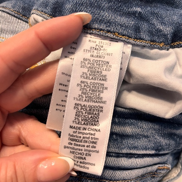 Good American Good Legs High Waisted Stretch Straight Jeans 14 - Picture 5 of 8